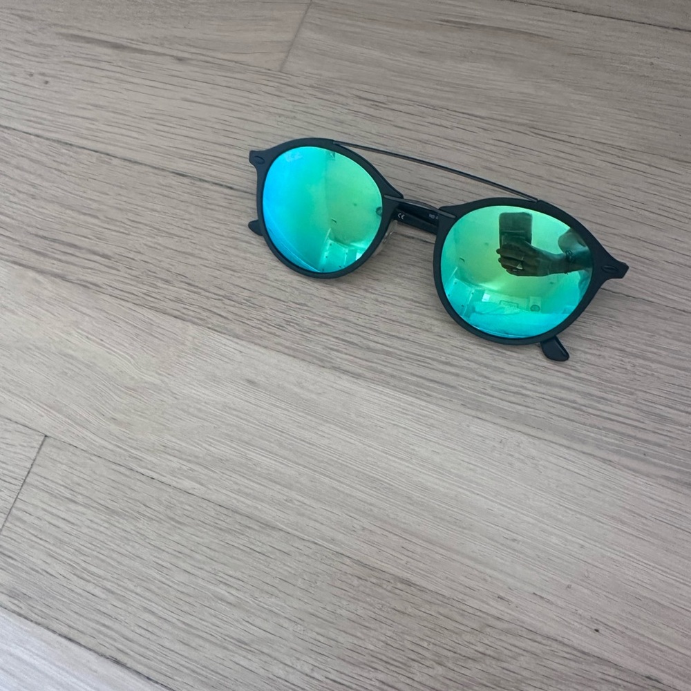 Ray-ban light ray round double bridge sunglasses